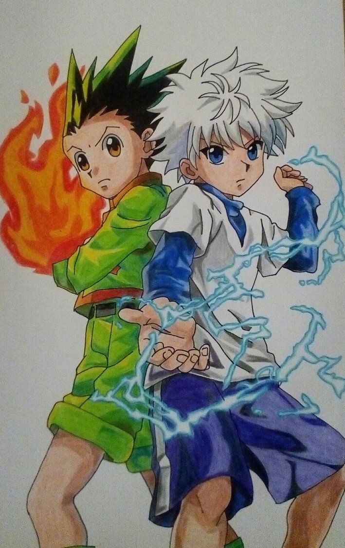 Gon and killua fanart by rafaelavd (devianart) : Gon And Killua Wallpapers Wallpaper Cave