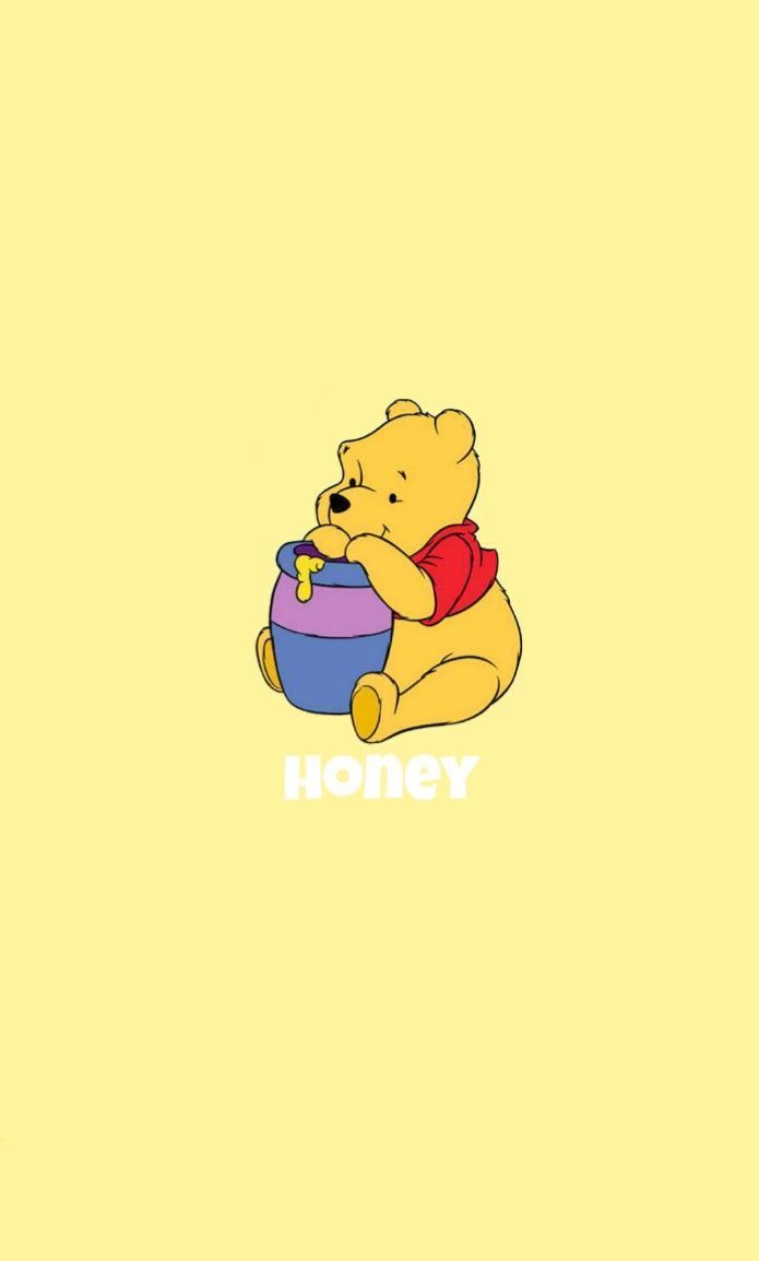Aesthetic stitch cartoon wallpapers wallpaper. Aesthetic Yellow Winnie The Pooh Wallpapers - Wallpaper Cave