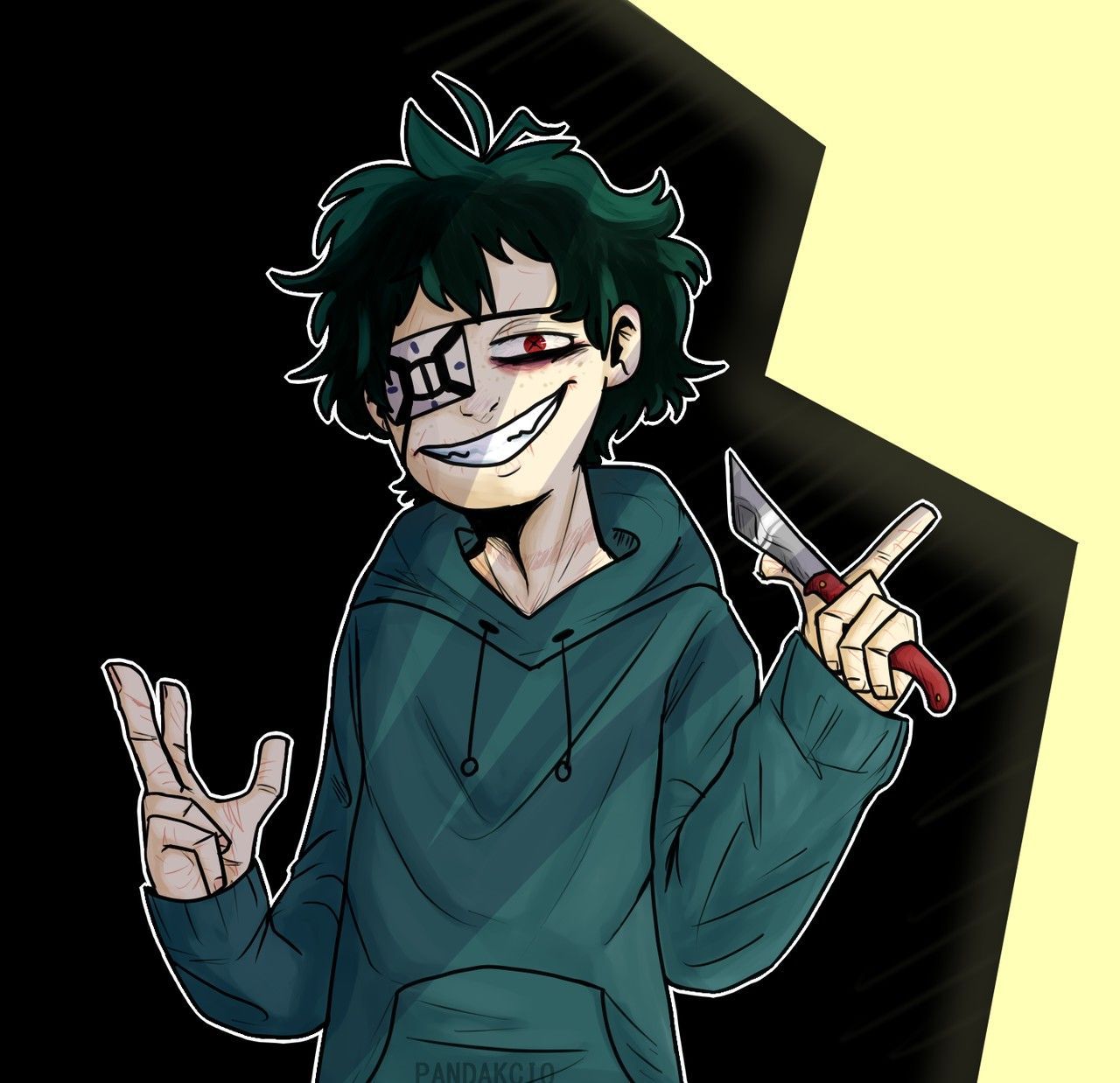 Quirkless but given one for all from deku. Evil Deku Wallpapers - Wallpaper Cave