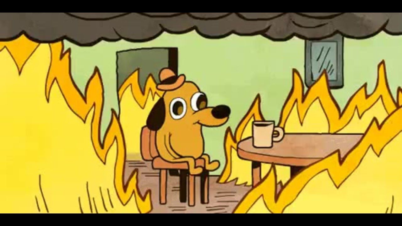 View 16 This Is Fine Dog Meme Wallpaper factgettygive