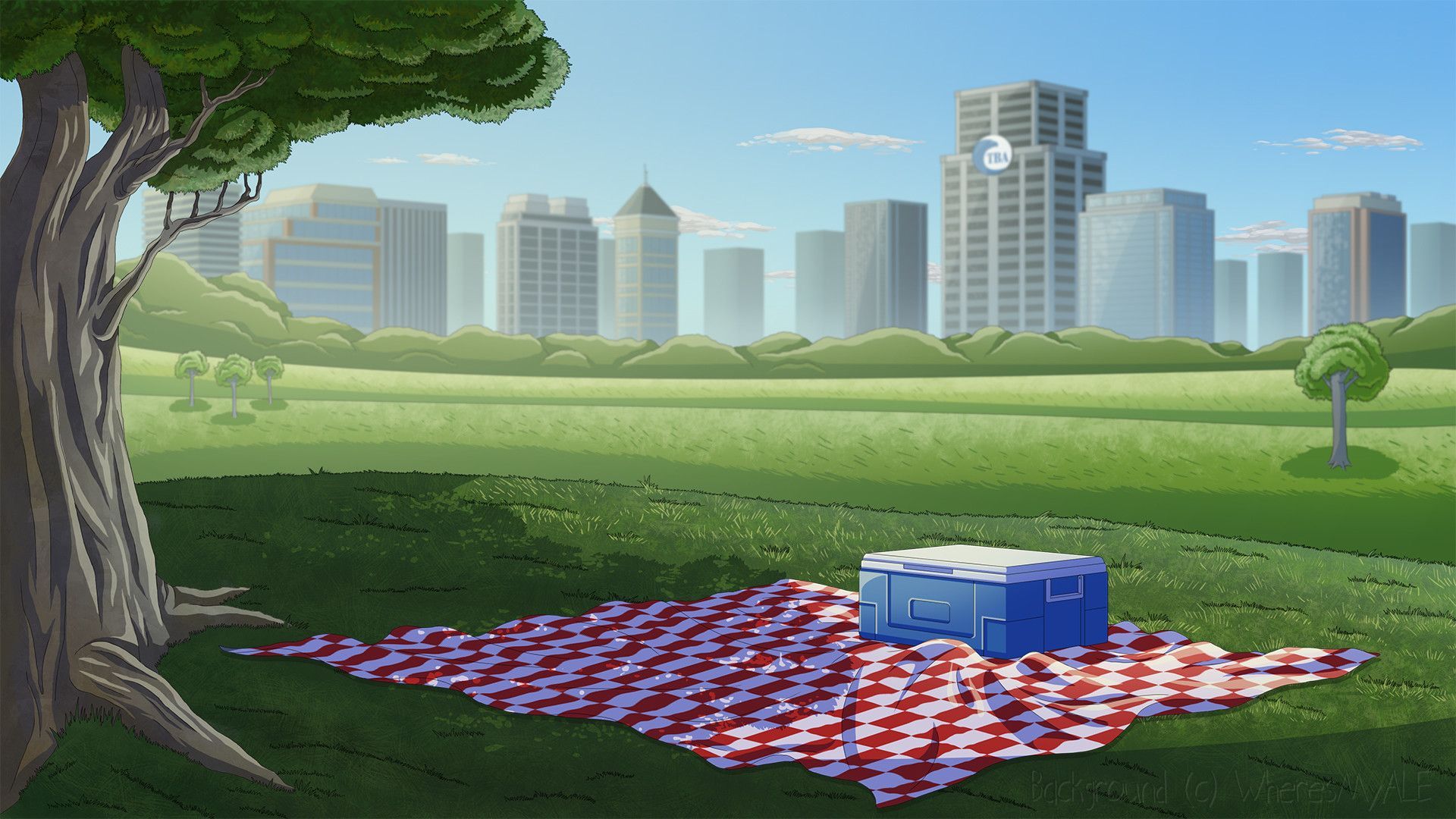 They cover over 84 million acres in 49 states and several united states territories. Summer Anime Park Background - img-rush