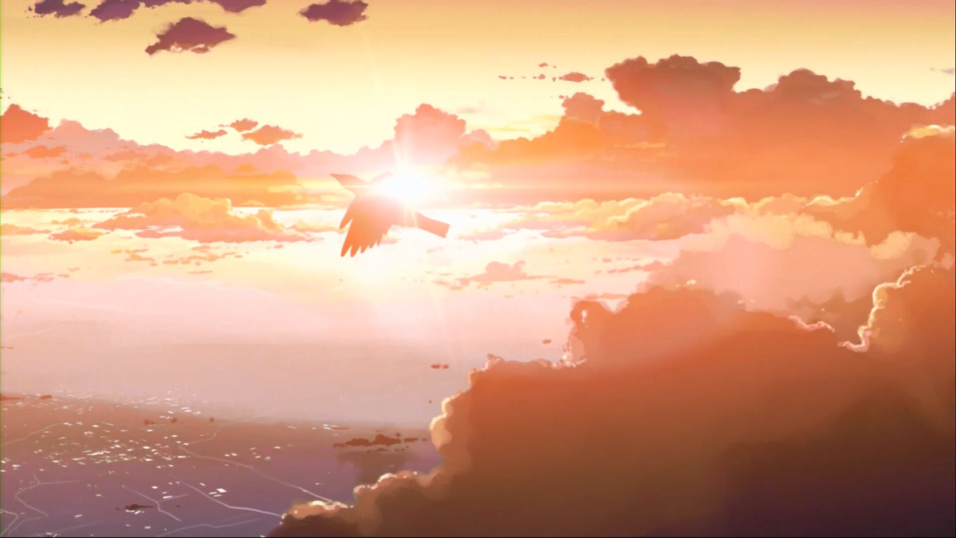 Thousands of orange wallpaper images to choose from. Anime Orange Sky Wallpapers Wallpaper Cave