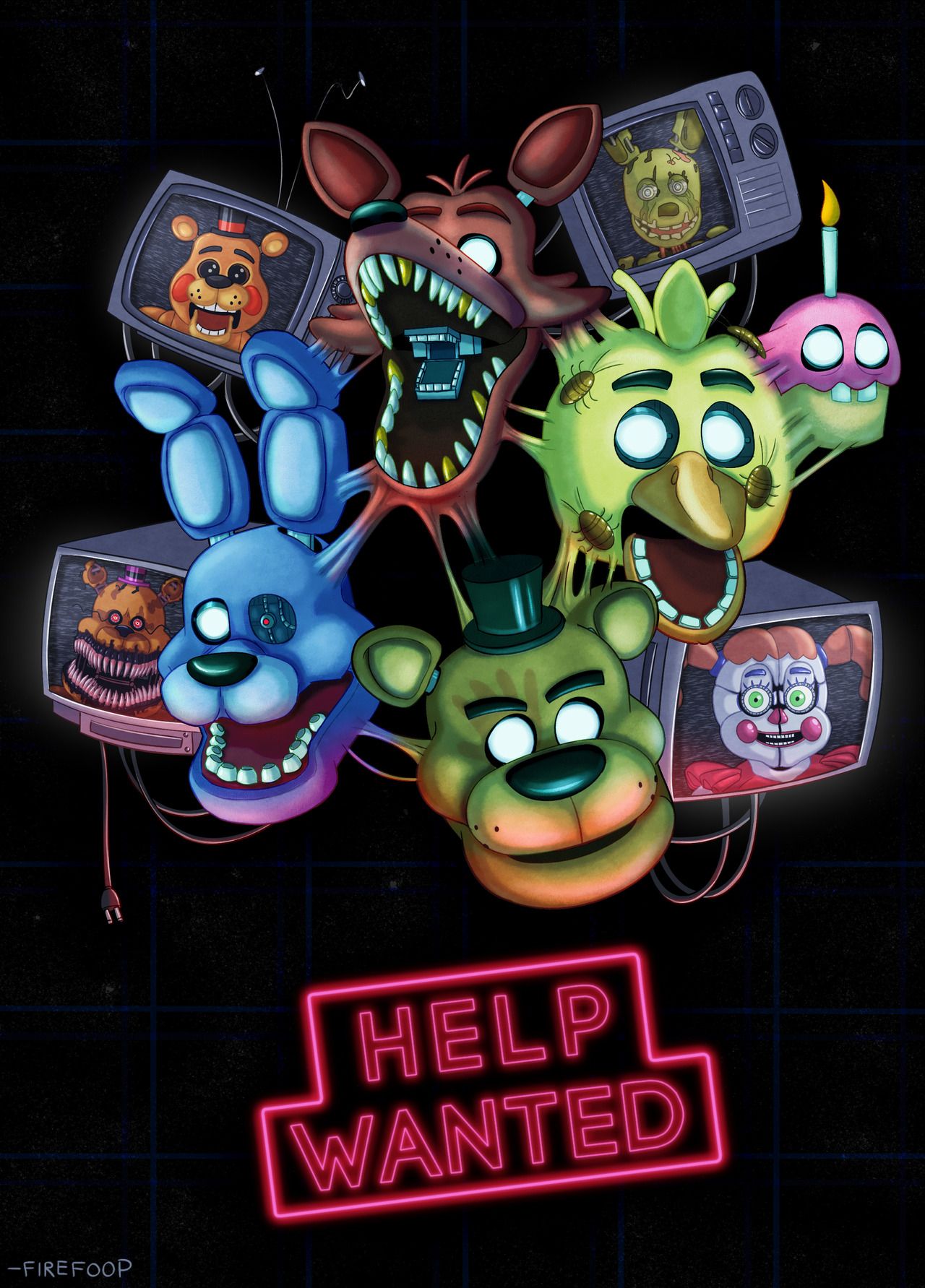 Download this free creepy fun halloween wallpaper photo & lockscreen app for your iphone and explore the world of fun and creepy halloween . FNAF Halloween Wallpapers - Wallpaper Cave