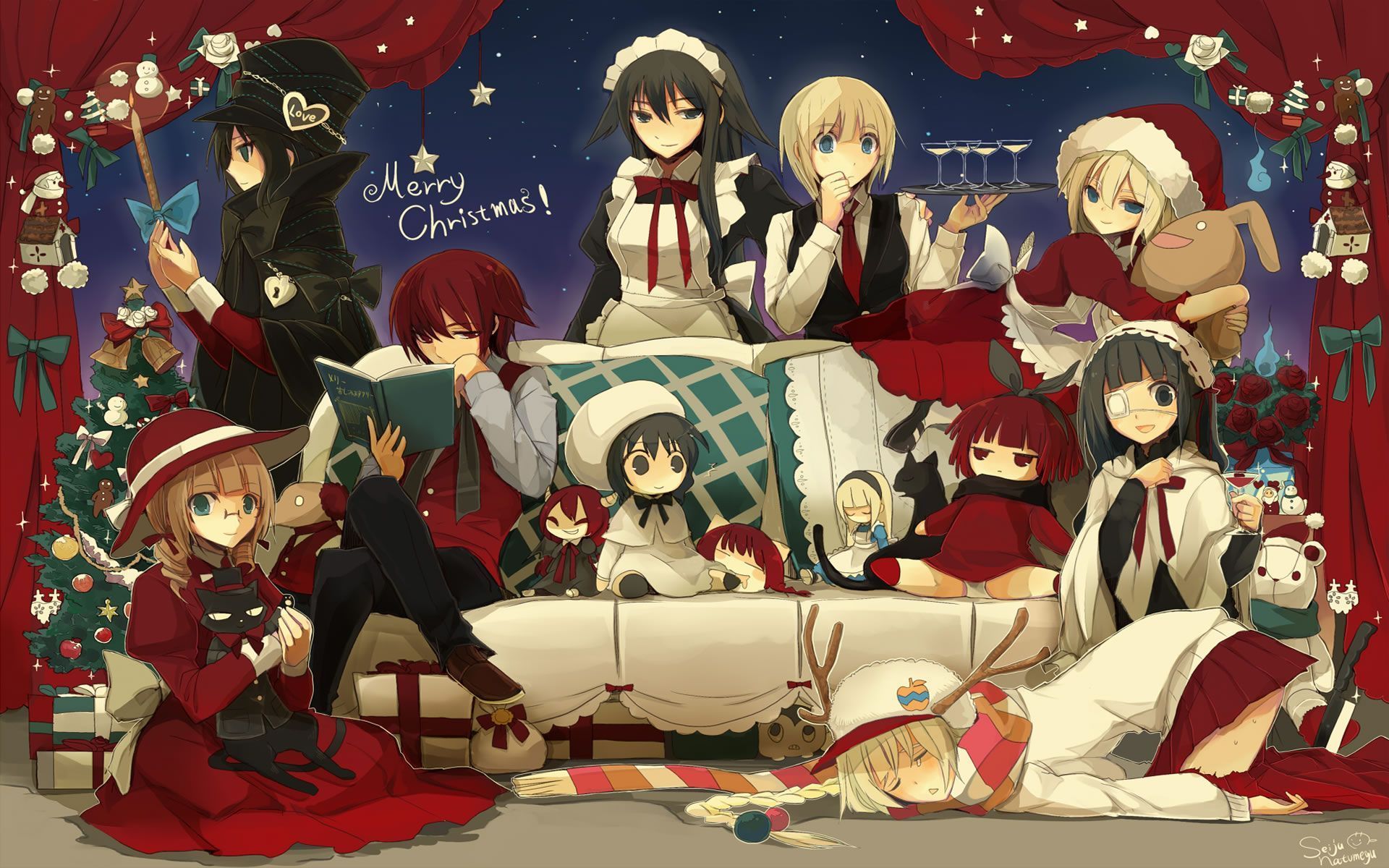 You might think that the number of males in the world is equa. Merry Xmas Anime Wallpapers Wallpaper Cave
