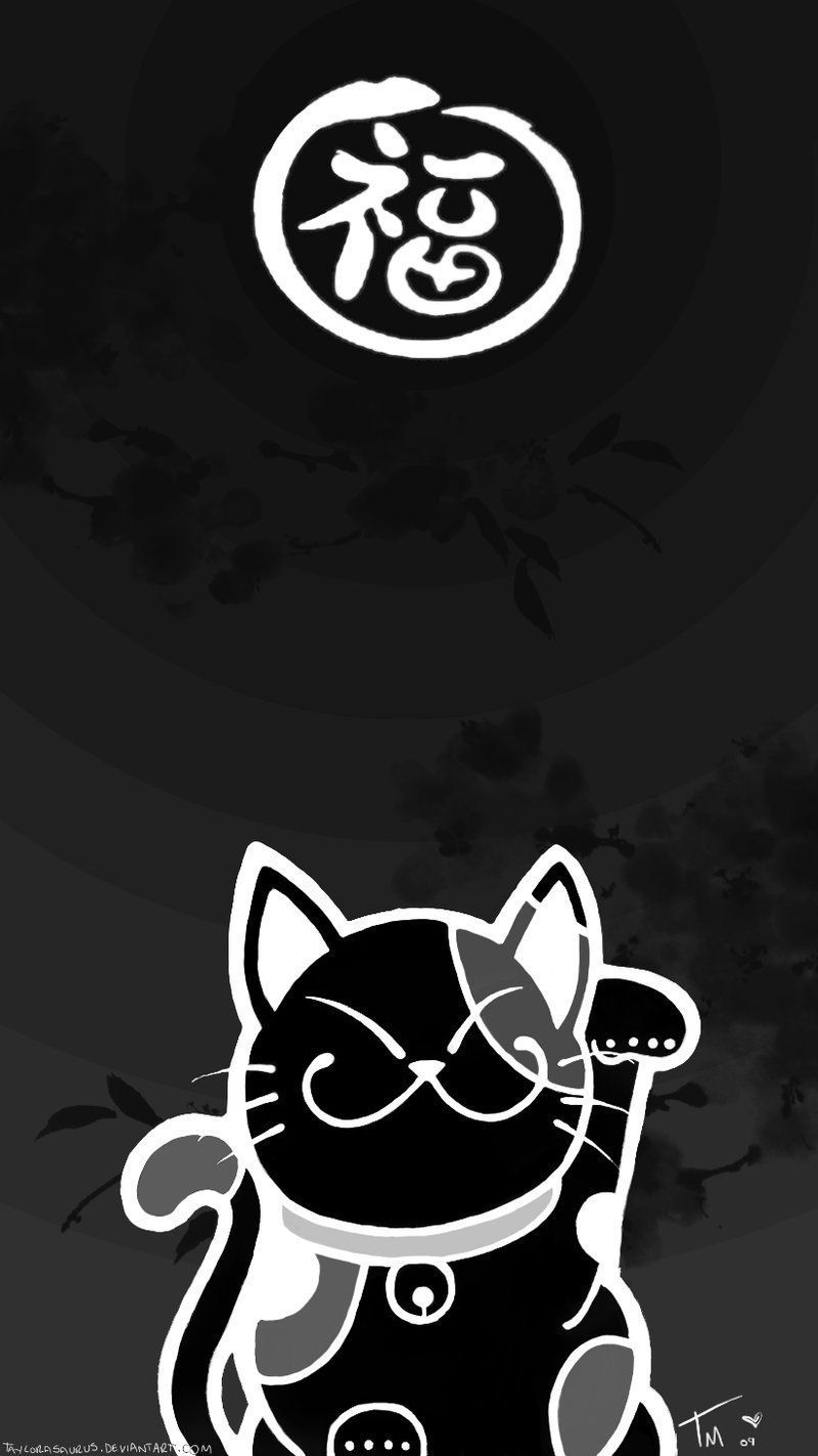 750x1334 iphone 6 plus, iphone 6s plus, iphone 7 plus, iphone 8 plus: Lucky Cat Wallpapers Wallpaper Cave