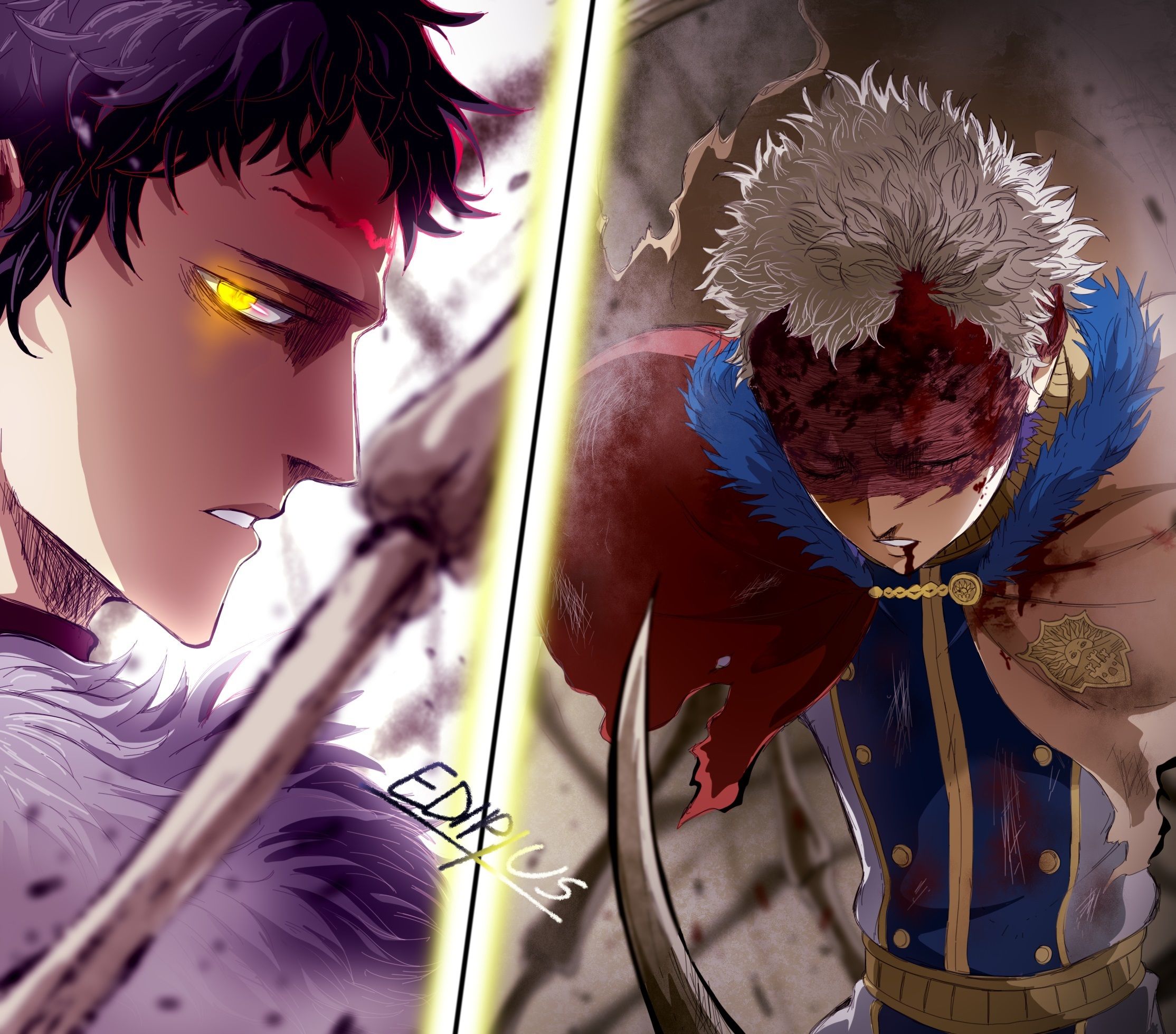 After hearing about the golden dawn members being in trouble, yuno hurries back. Zenon Black Clover Wallpapers - Wallpaper Cave