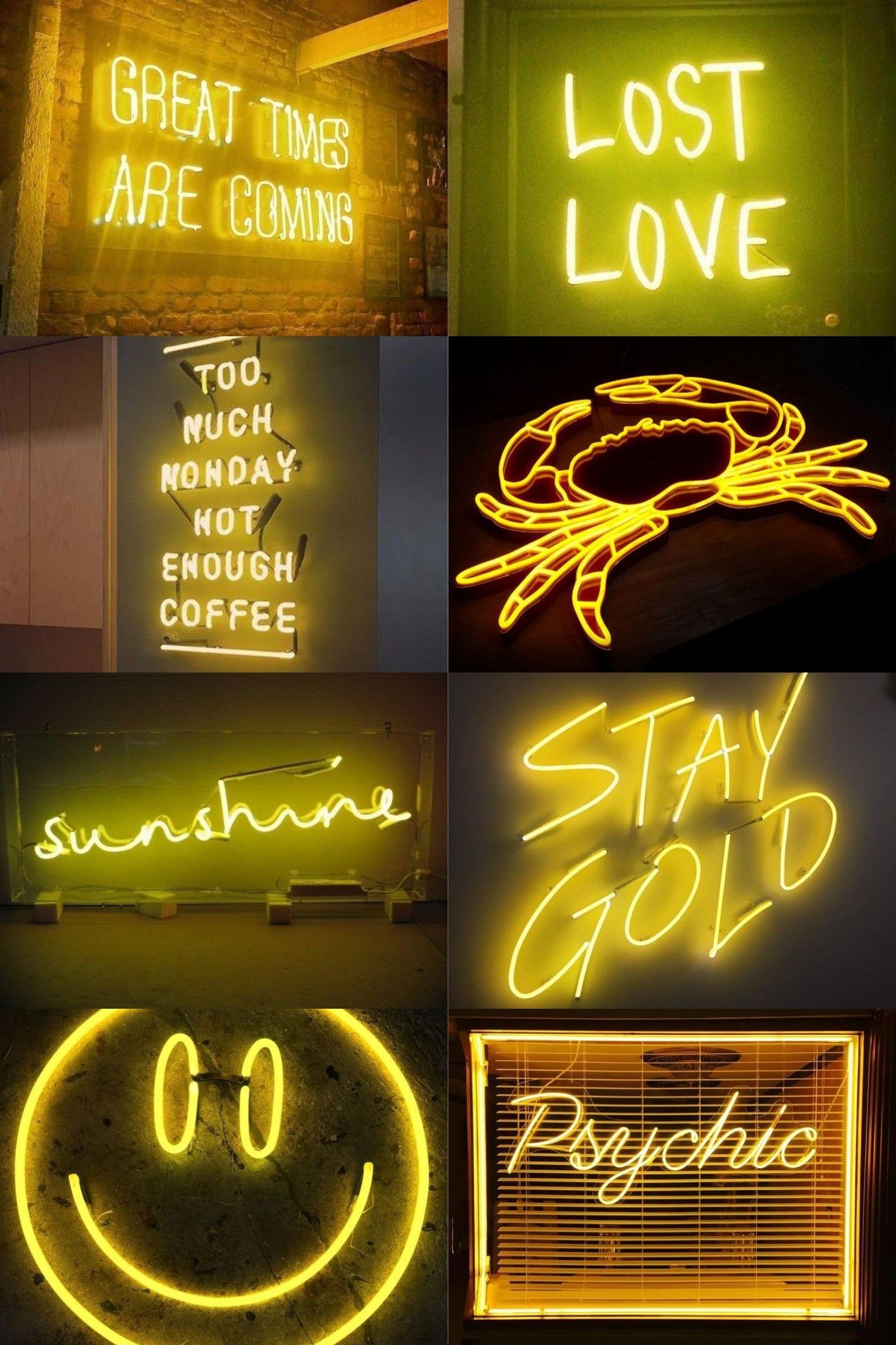 Led yellow neon lights are stunning electric signs to light up . Neon Yellow Aesthetic Wallpapers - Wallpaper Cave