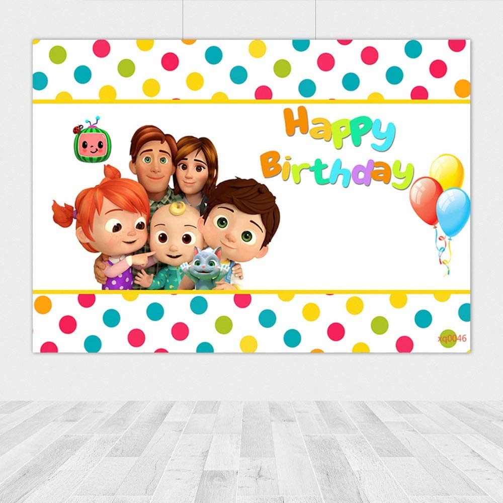 Download pen wrap rainbow 9. Cocomelon Birthday Wallpapers Wallpaper Cave