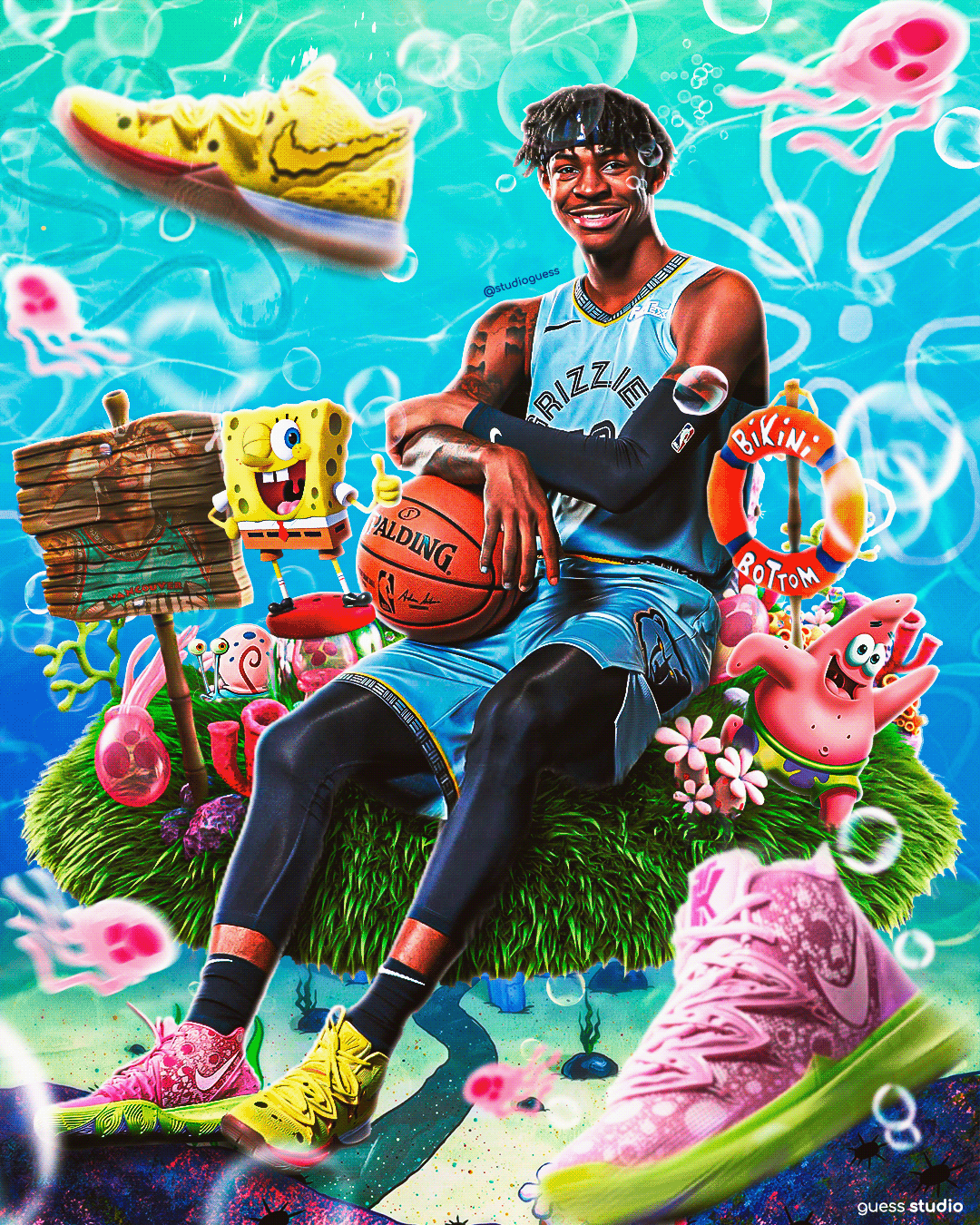 “ | @jamorant @memgrizz tag @jamorant swipe for different versions. Ja Morant Cartoon Wallpapers Wallpaper Cave