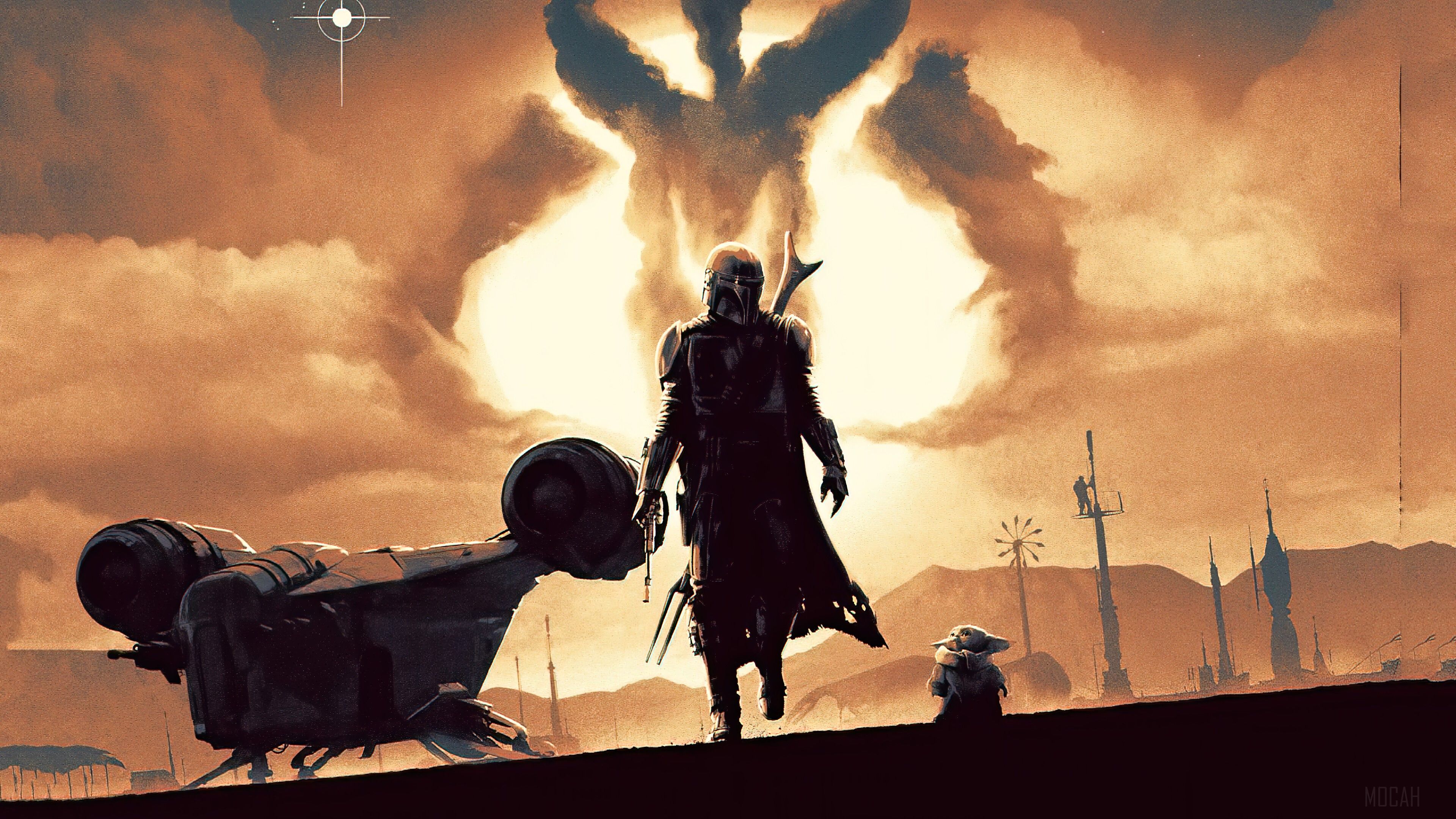 179 the mandalorian wallpapers (1440p resolution) 2560x1440 resolution. The Mandalorian Desktop Wallpapers Wallpaper Cave