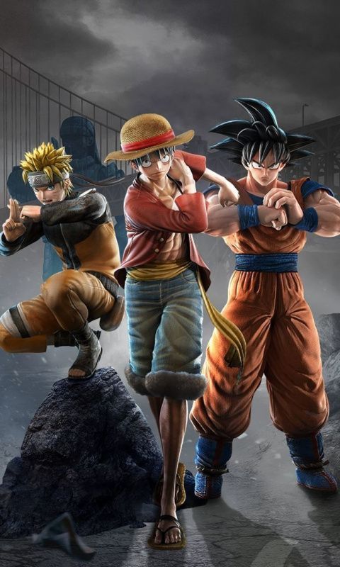 Infinite scroll ️ pagination play on hover auto play. Goku Naruto Luffy Wallpapers Wallpaper Cave