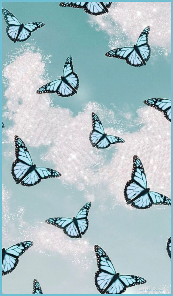Cute blue wallpaper, cow wallpaper, butterfly wallpaper iphone, . Cute Aesthetic Butterfly Wallpapers Wallpaper Cave