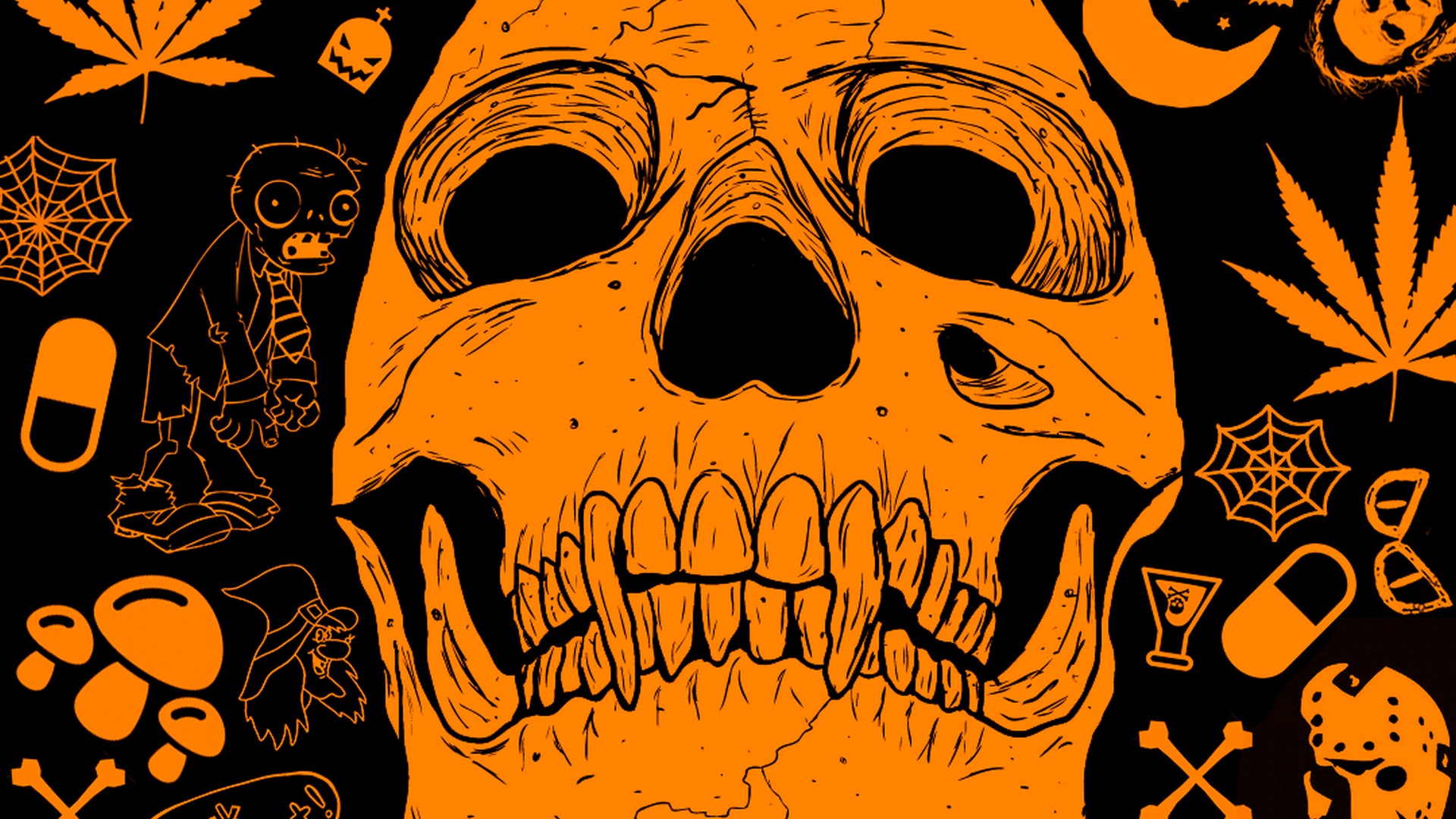 Background theme for laptop, desktop or pc. Halloween Aesthetic Pc Wallpapers Wallpaper Cave