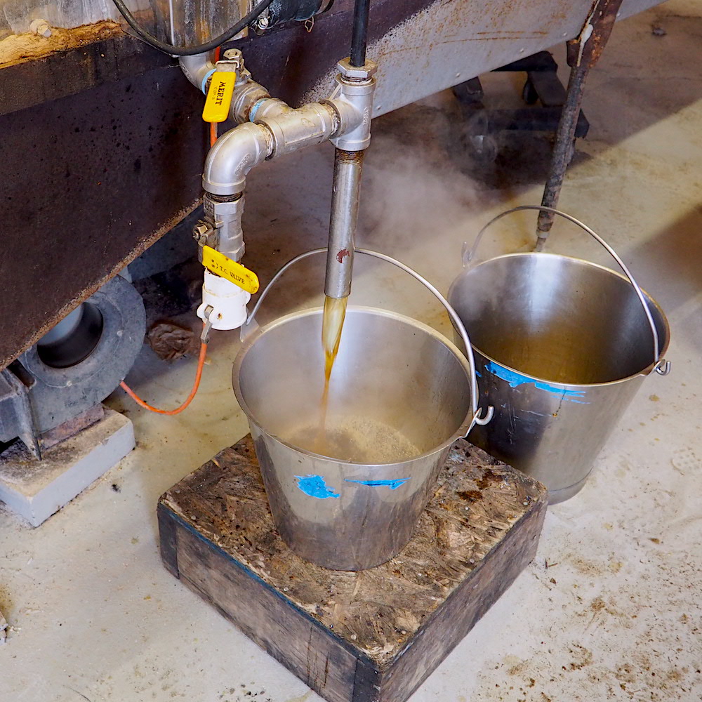 Boiling Maple Syrup at Critz