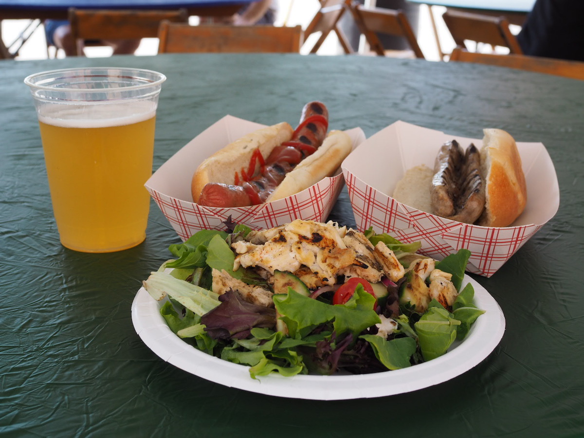Food at Baggs Square Block Party