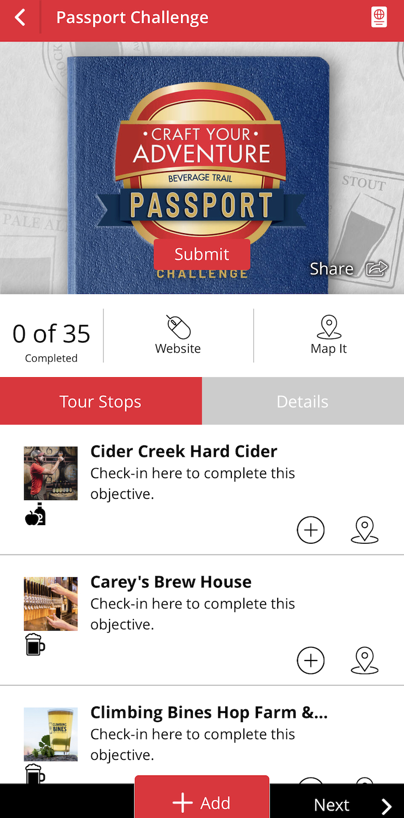Craft Your Adventure App - Challenge