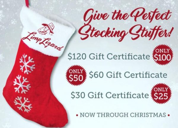 Limp Lizard Gift Card Deal