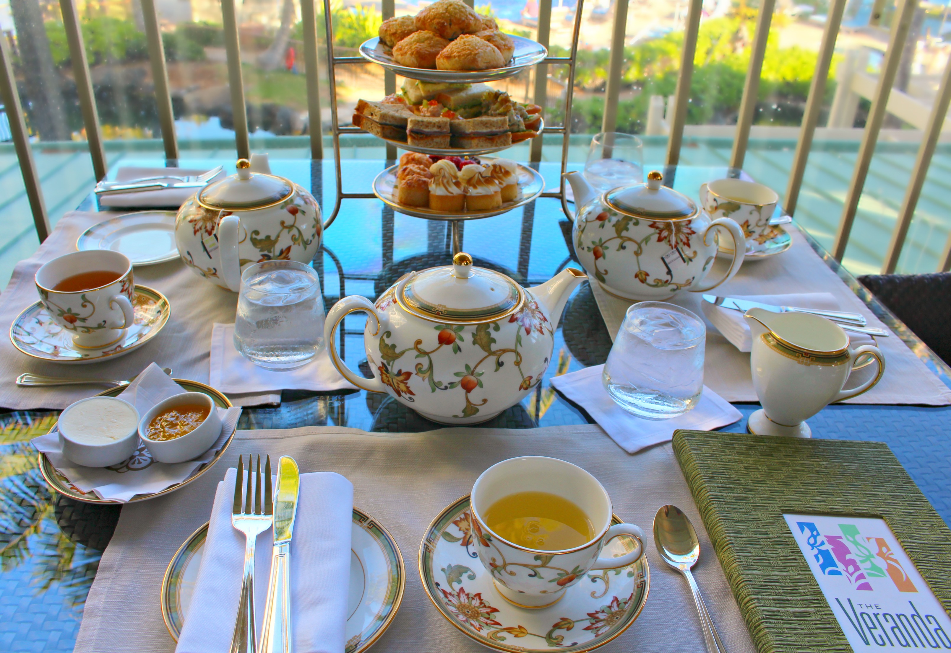 AFTERNOON TEA AT THE VERANDA KAHALA HOTEL & RESORT WANDERLUSTYLE