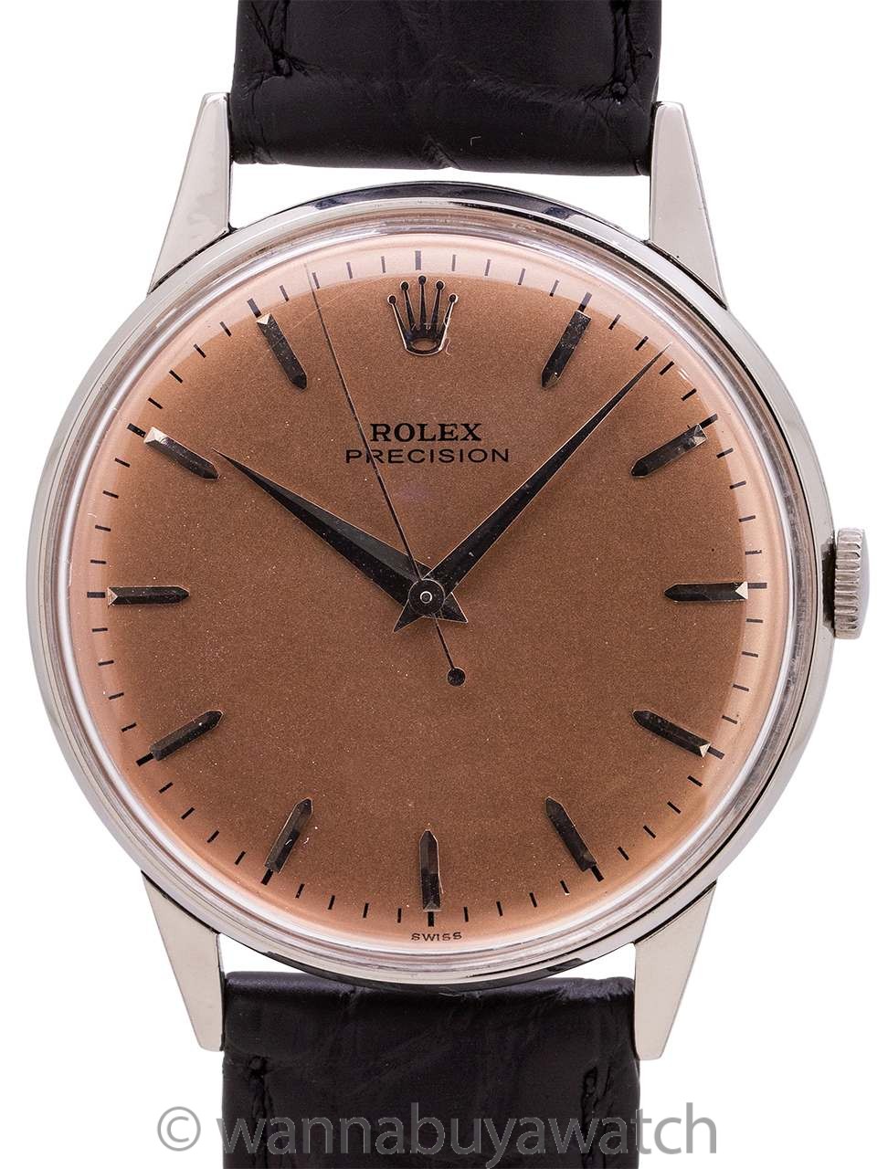 Rolex Precision Ref 9022 Stainless Steel Circa 1963
