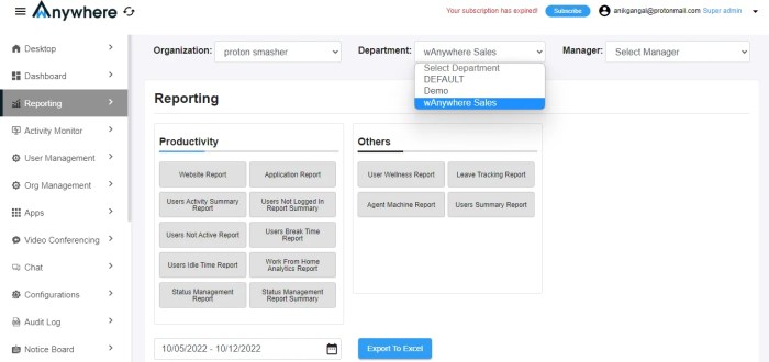 Wonderway.io solutions reporting