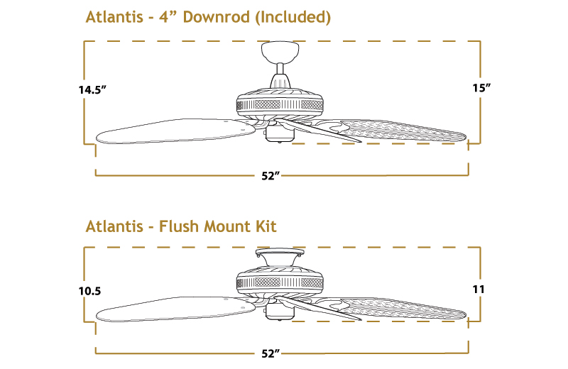 Here are the five best ceiling fans, disclaimer: Ceiling fan dimensions - the right celling fan dimension