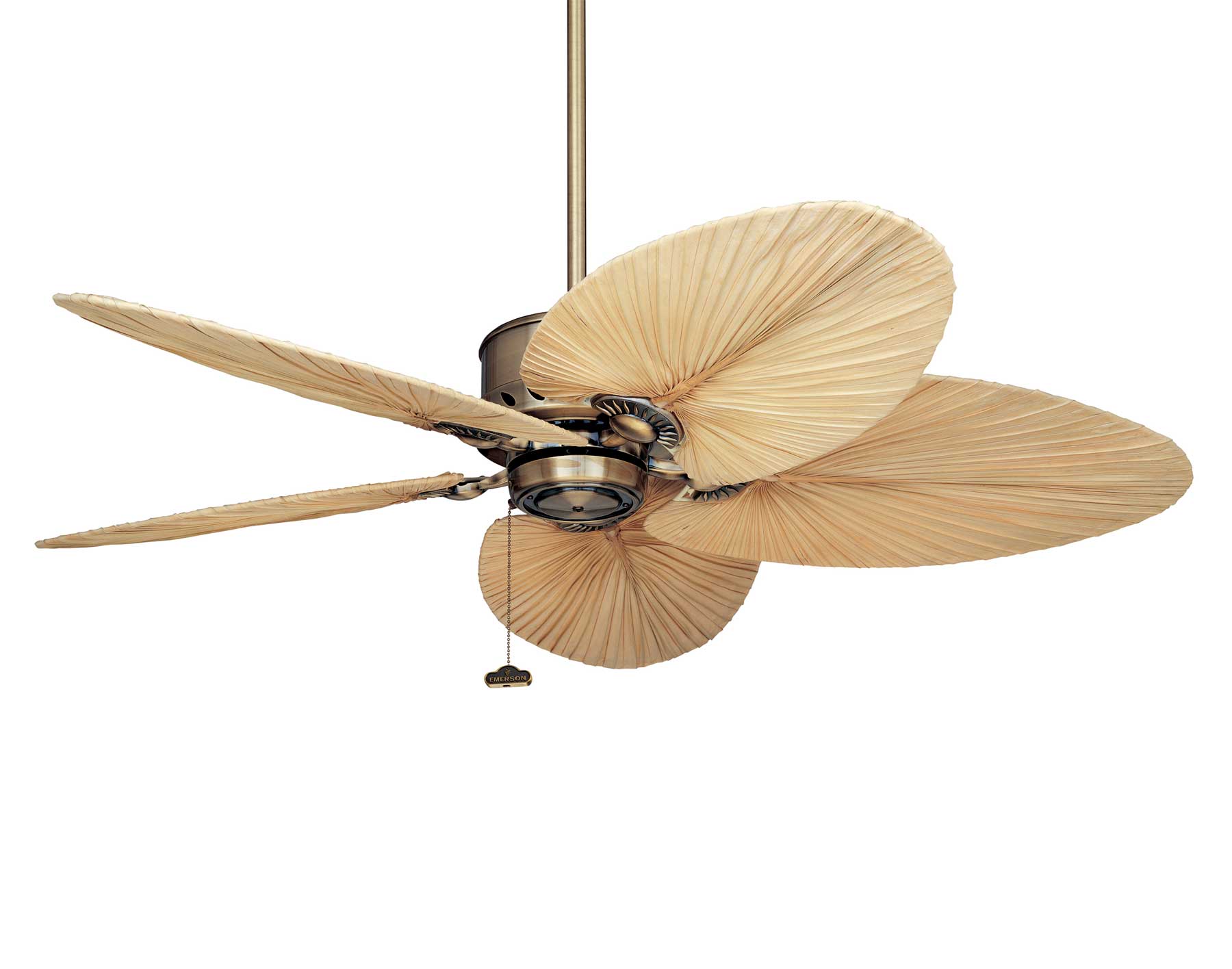 But they do not affect the opinions and recommendations of the authors. Tropical leaf ceiling fan - the best fan to install