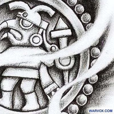 Silver Eagle Warrior Tattoo - ₪ Aztec Tattoos ₪ Warvox Aztec Mayan Inca Tattoo Designs 400_x_400_jpg