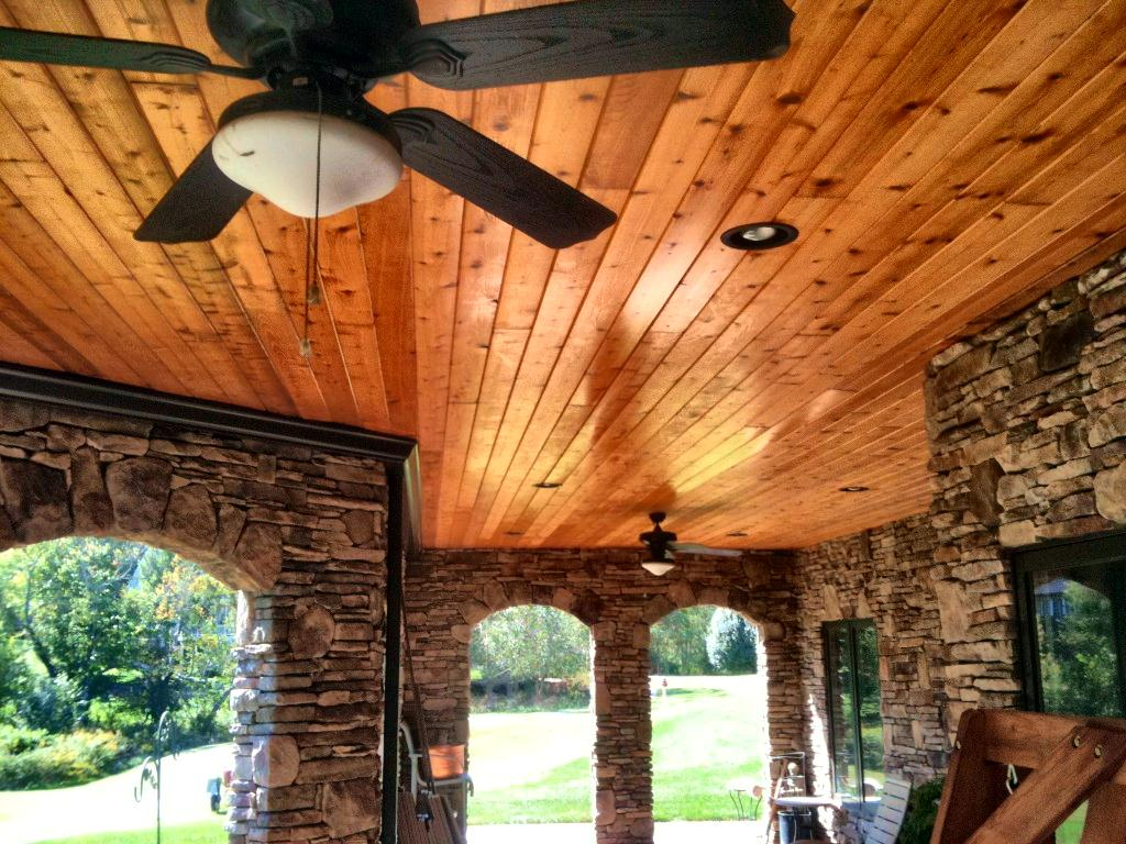 For drainage, i ripped 2x4s on a taper and screwed them to the tops of the joists. WaterShed UnderDeck Systems | Underdecks Marietta