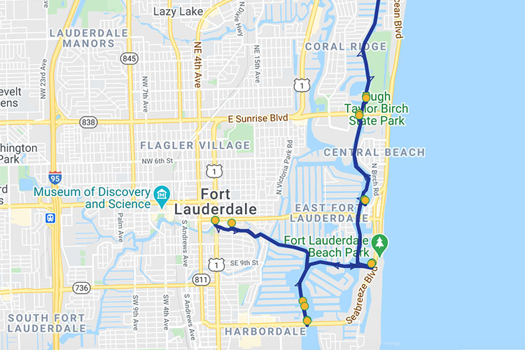 View the map below for a closer look at our routes: Water Taxi Ft Lauderdale Fl Water Trolley Things To Do In