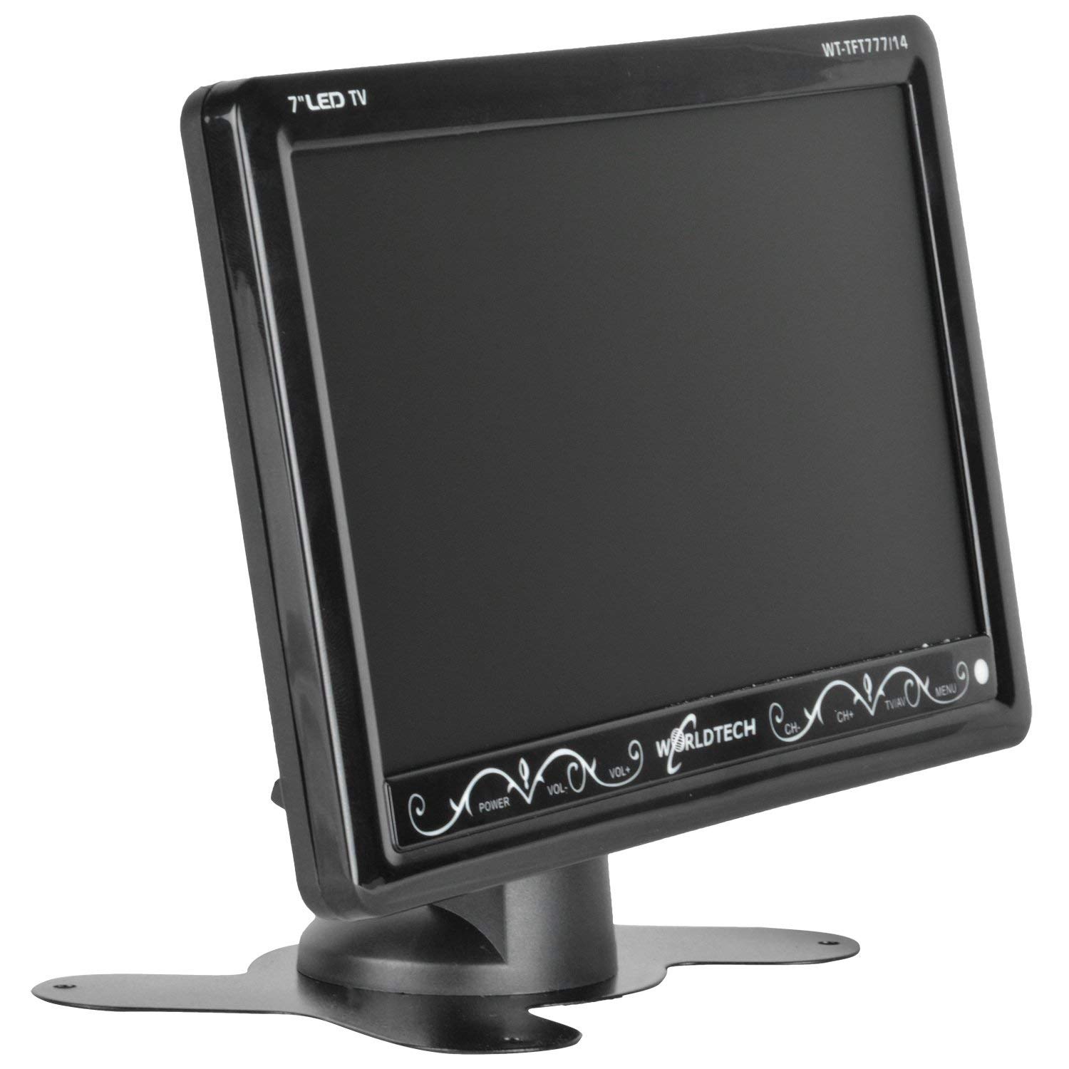 Worldtech LED TV 7 Inch WT-TFT777 CCTV 