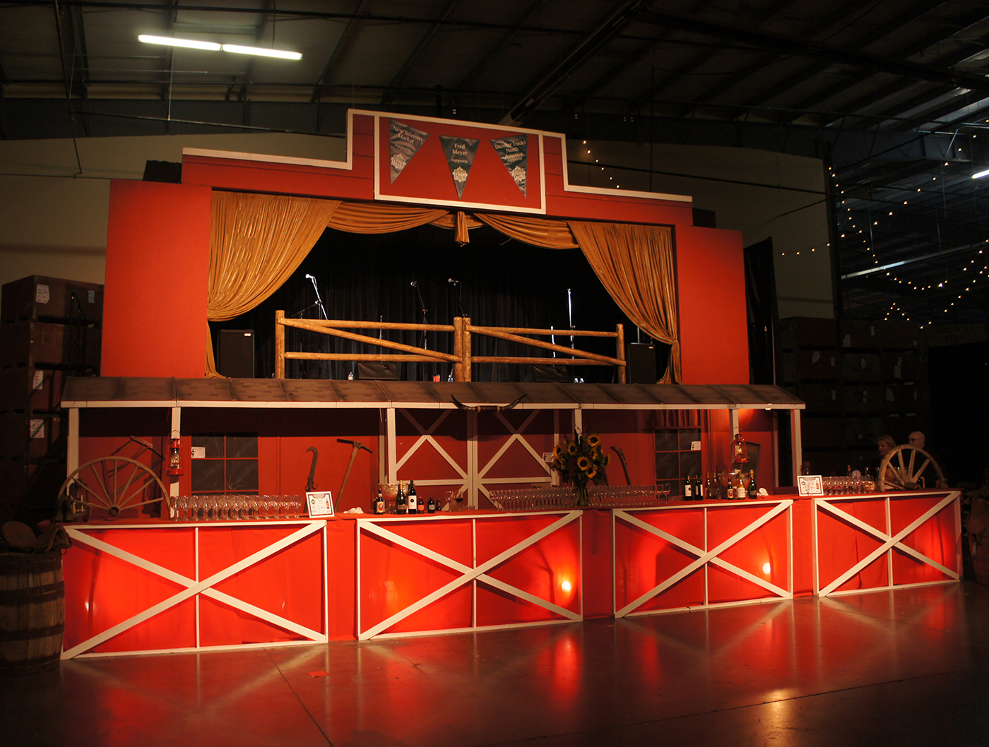 When you go, you want to get as much as you can out of the famous strip. Barn Bar - West Coast Event Productions, Inc.