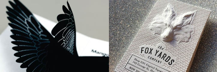 グラフィックインスピレーション＃4：オリジナルでクリエイティブな名刺