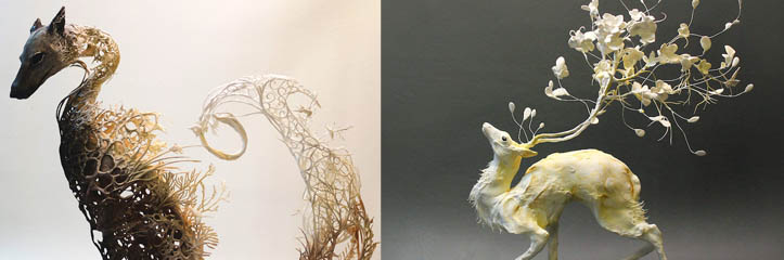 52_1_Gorgeously-Surreal-Sculptures-Intricately-Fuse-Animals-with-Nature