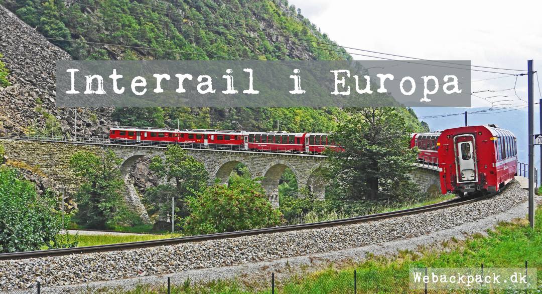 Interrail i Europa Guide, overblik og priser på togrejse i Europa