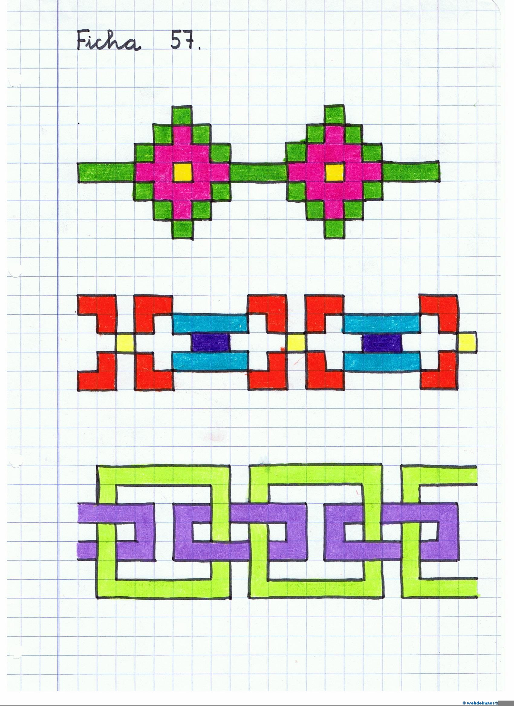 Dibujos cuadriculados - Web del maestro