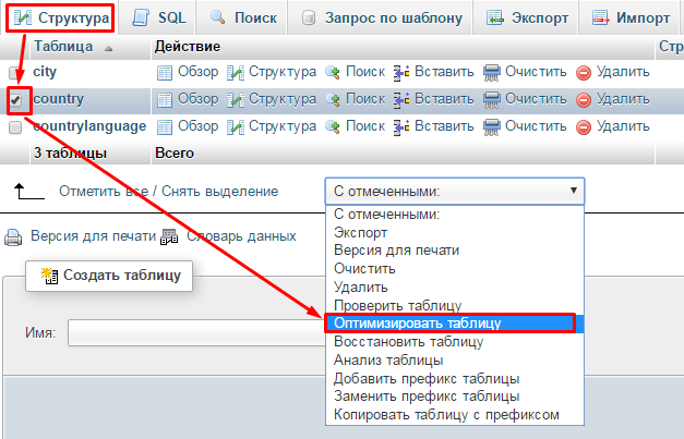 Как очистить базу данных MySQL от всякого шлака. Как очистить мусор в базе данных WordPress
