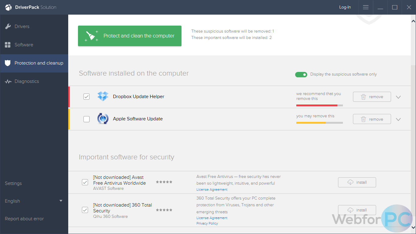 Update all of your drivers from the official sources which can provide you the best services. DriverPack Solution 17.7.101 Offline - Download for Windows - WebForPC