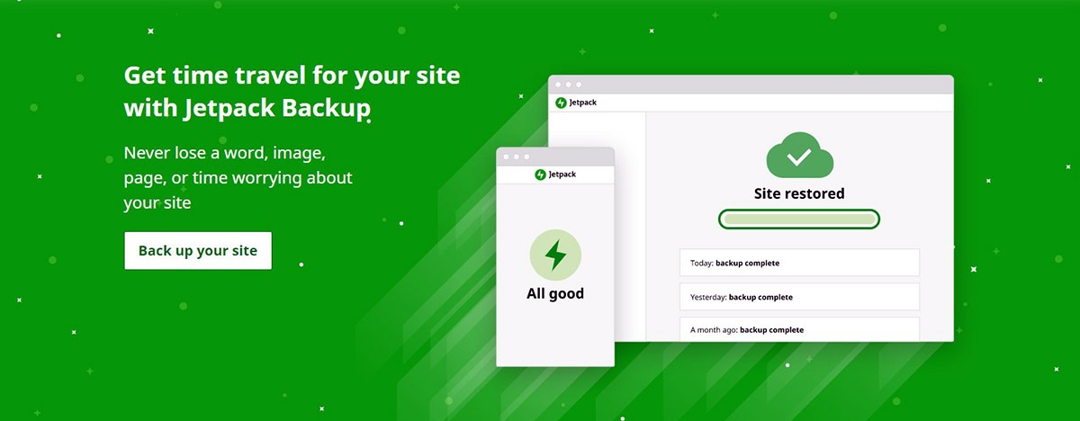 JetPack WordPress Backup Plugin