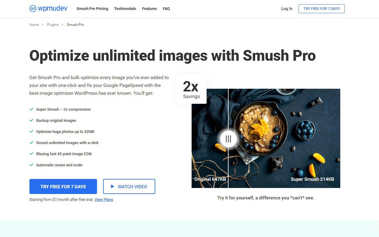 Smush - Image Optimization Plugin