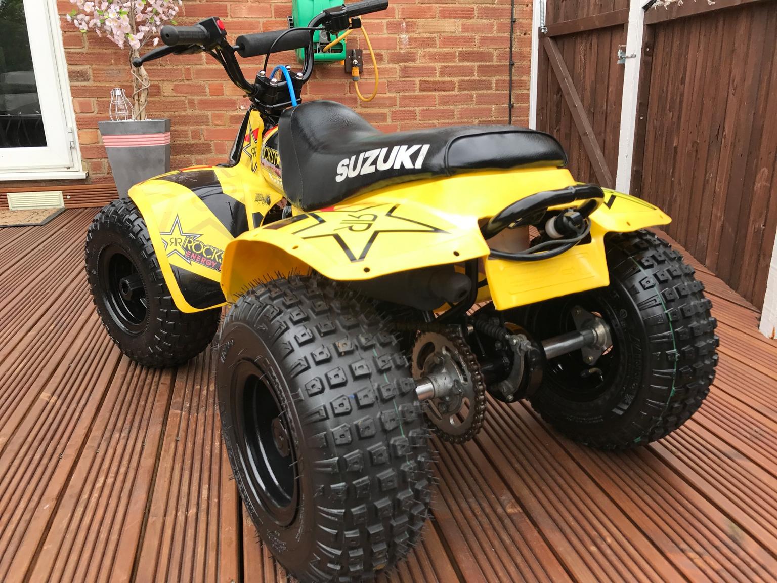 They are made to ride on dirt but c. Suzuki Lt 50 Cc Quad Bike Atv 2 Stroke In Nn15 Latimer Fur 699 00 Zum Verkauf Shpock De