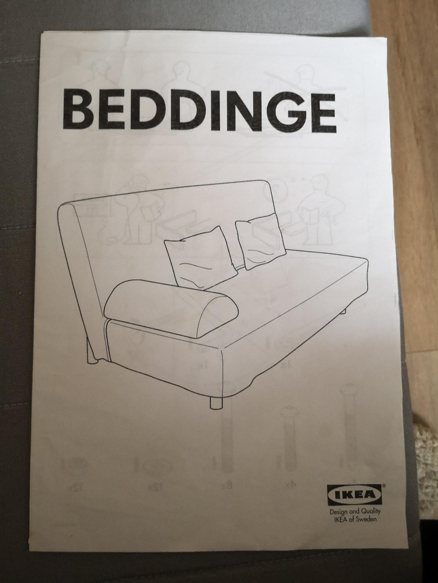 It's easy to assemble, requires. Sofa Bed Ikea Beddinge Plus Storage Box In Mk3 Bletchley Fur 50 00 Zum Verkauf Shpock At