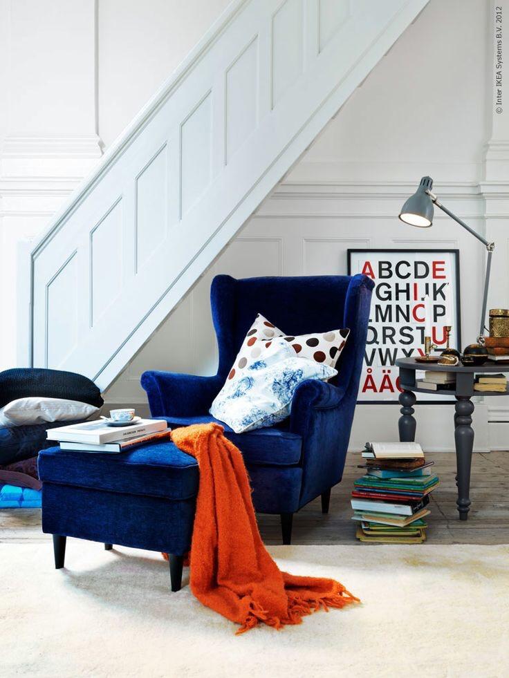 Refresh your home with stylish products handpicked by hgtv editors. Ikea FÃ¥tÃ¶lj - Strandmon blÃ¥ sammet in 112 47 Stockholm