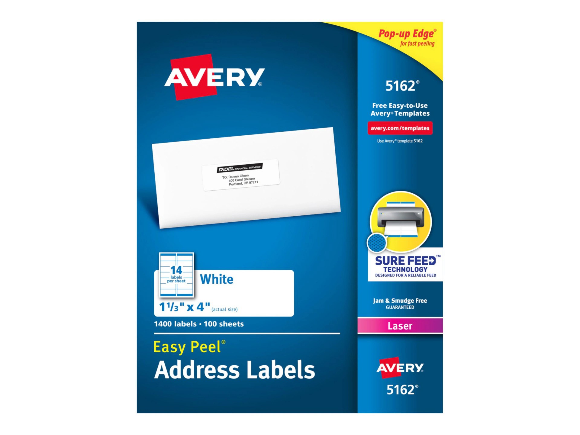 Avery File Labels Template