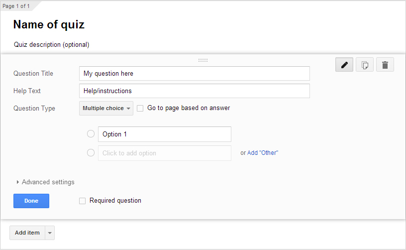 26/11/2021 · you can make an answer key on certain question types: How To Create A Self Marking Quiz Using Google Forms Web Of Notes