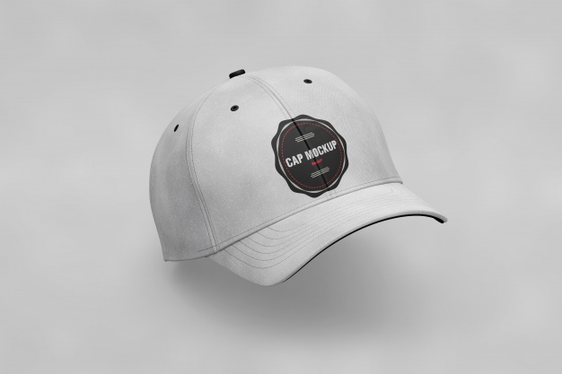 Debossed logo mockup on white paper. Psd Cap Mockup Webostock
