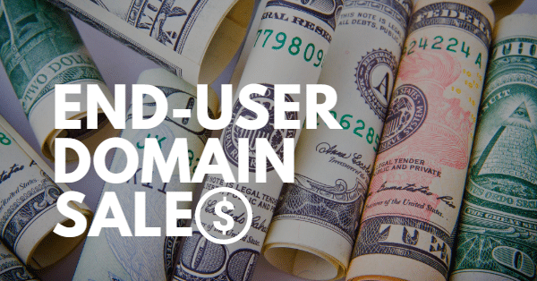 21 end user domain sales we missed last month