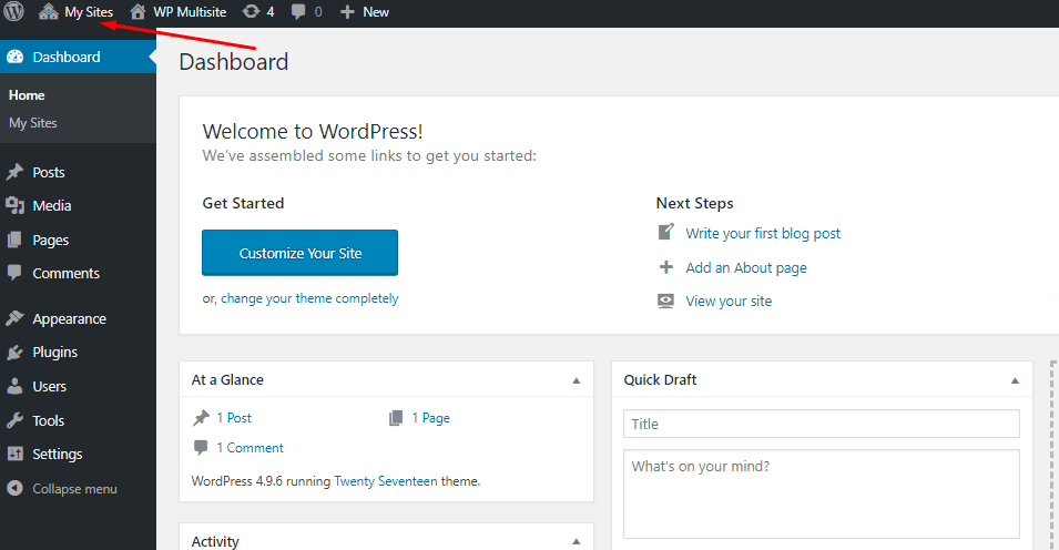 As a regular website admin, you can control only one website on the . Beginner's Guide: How to Create WordPress Multisite