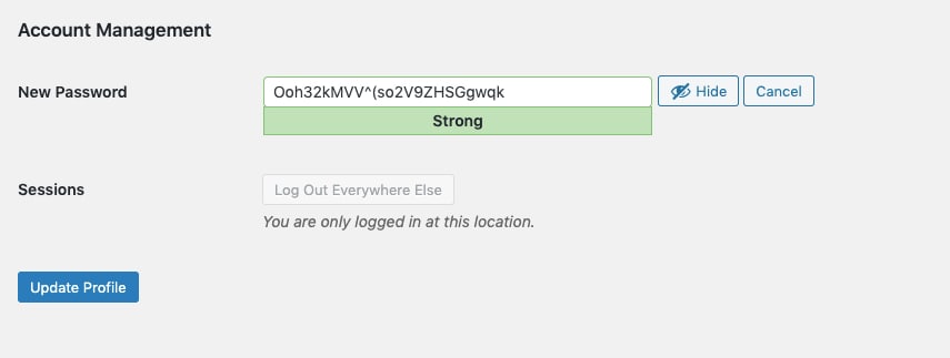 (integer) (optional) the length of the password to generate. WordPress 101: Beginner's Guide to Customizing WordPress