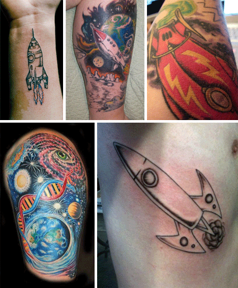 Out Of This World! 33 Tattoos From Another Planet | Urbanist 566_x_468_gif