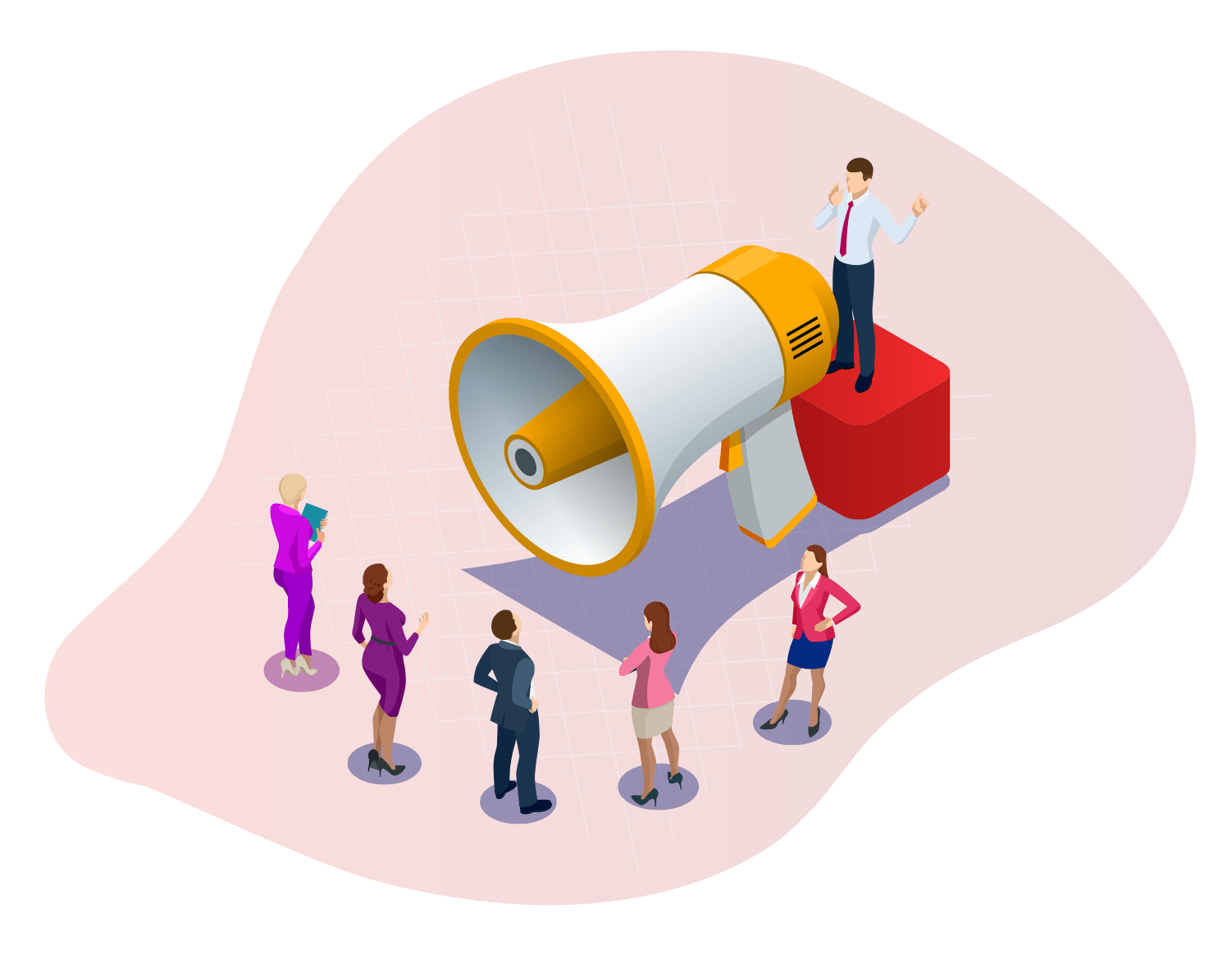 Blue Purple Surfs Up Wordart Gradient Calligraphy